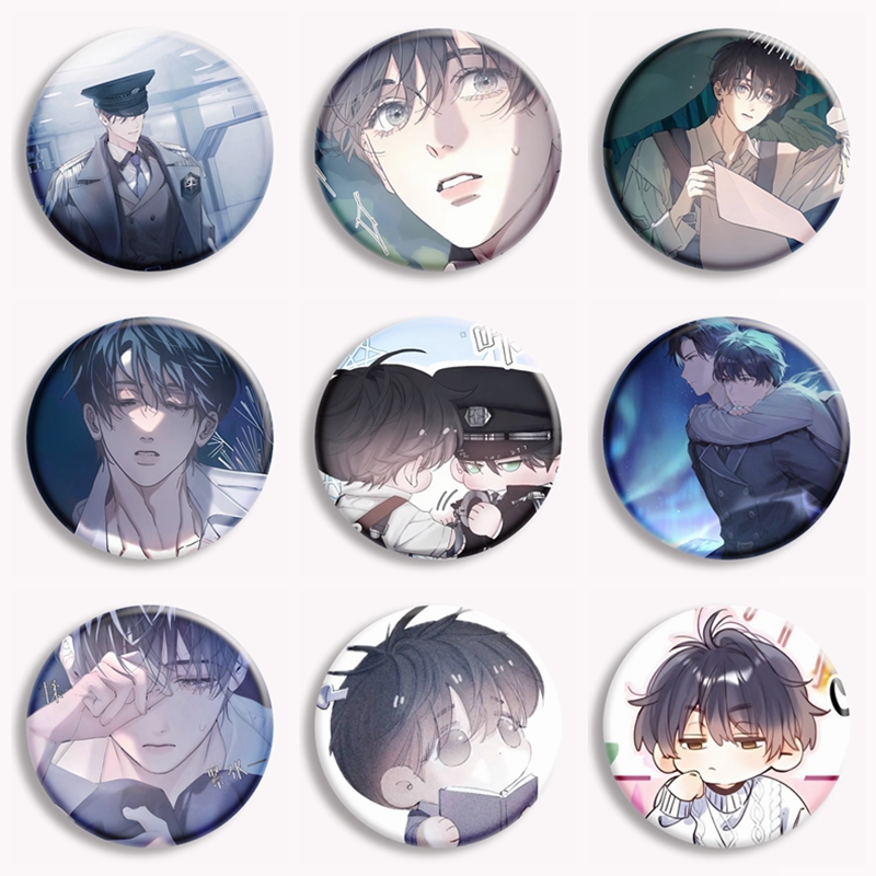 Pin Button Badge - Korean Manhwa Little Mushroom Button Pin