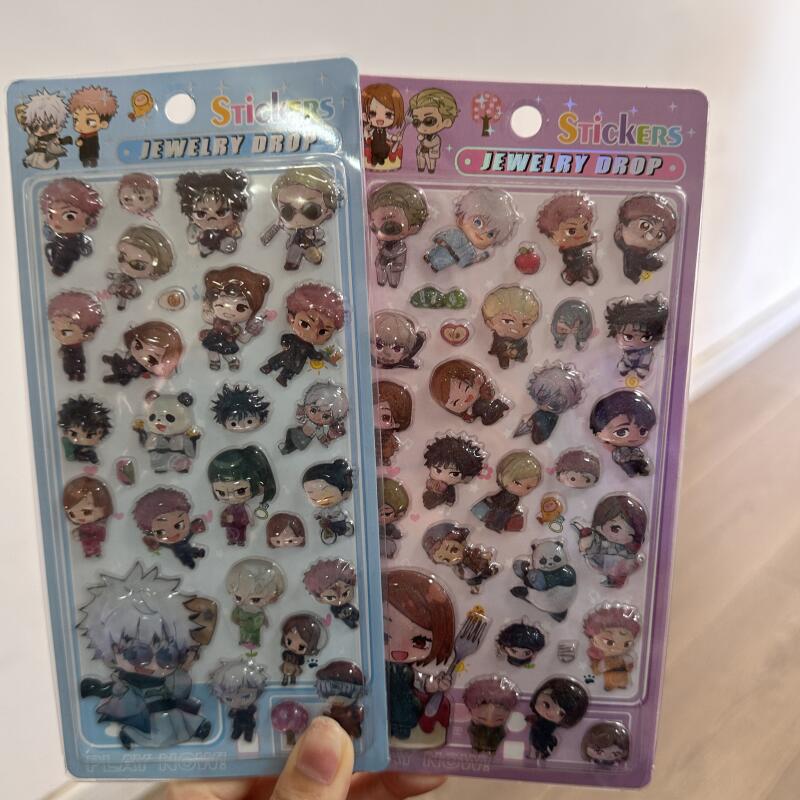 Cartoon 3D Relief Stickers Ani - Anime One Piece Merchandise 评论和价格