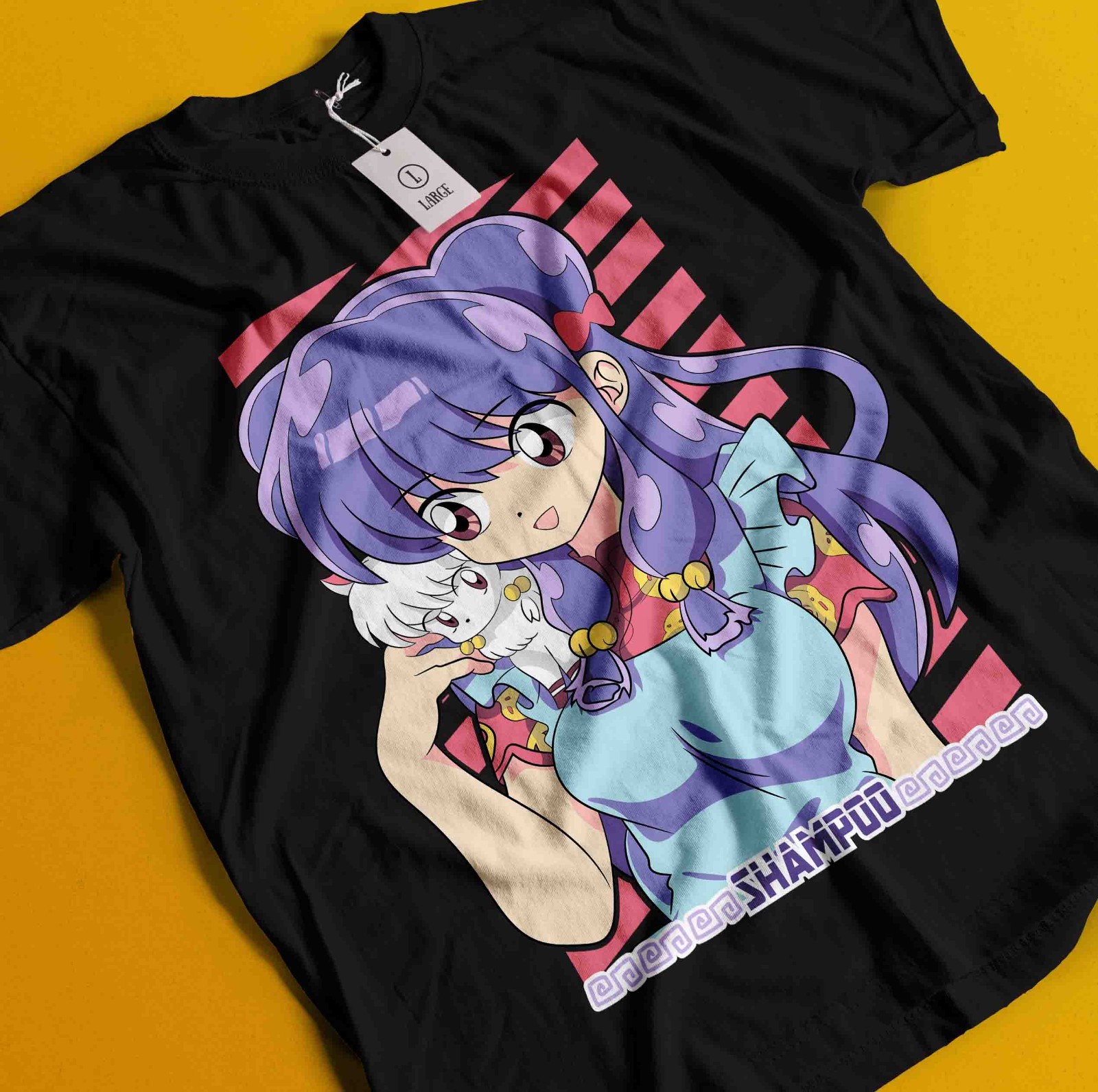 Ranma 1/2 T-Shirt Shampoo Rumi - Anime Girl Merchandise 评论和价格