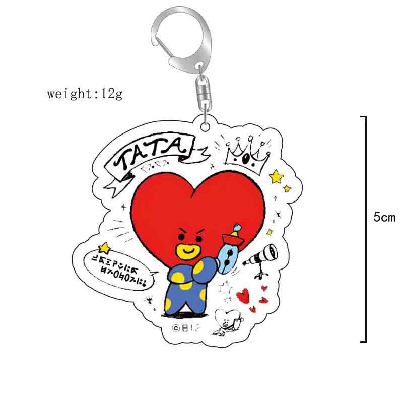 BT21 anime cartoon cute acryli - Anime Girl Merchandise 评论和价格