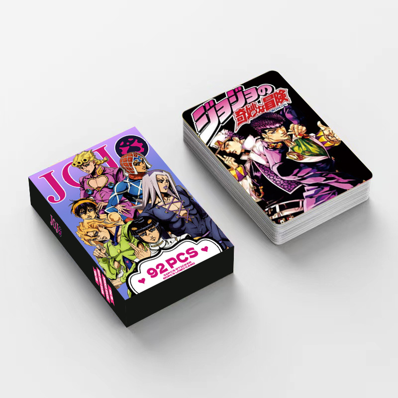92PCS Photo Cards JOJO Double- - Jojo Anime Merchandise 评论和价格