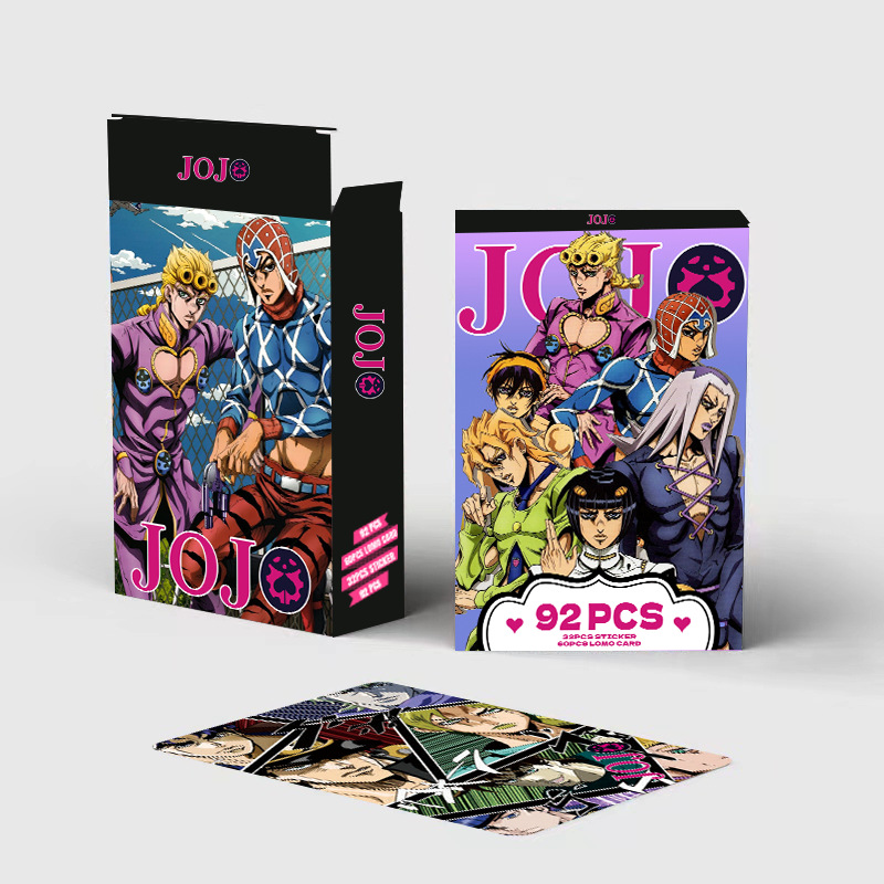 92PCS Photo Cards JOJO Double- - Jojo Anime Merchandise 评论和价格