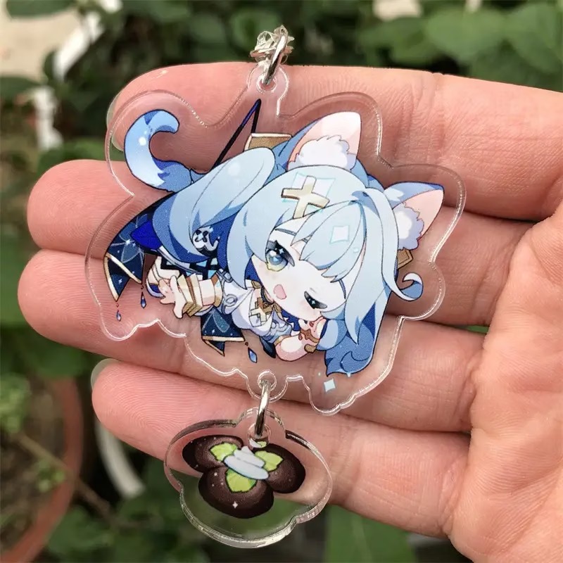 Genshin Impact Cosplay Keychai - Anime Merchandise Usa 评论和价格