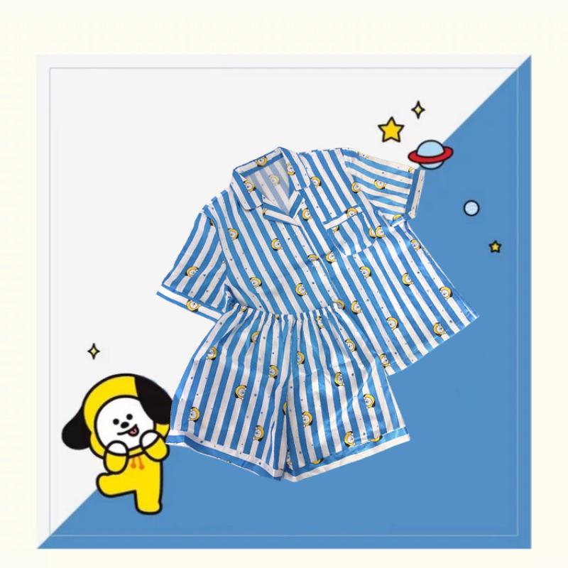 Anime Cartoon Bts Women's Paja - Anime Girl Merchandise 评论和价格
