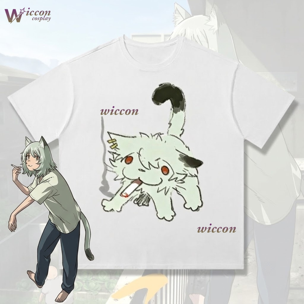 YesOk Chainsmoker Cat Yaniko S - Anime Merchandise T-Shirts 评论和价格