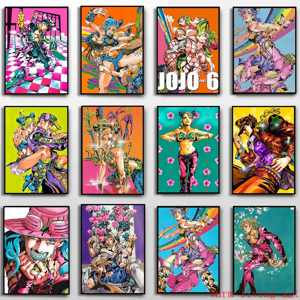 Classic Anime Poster JoJo's Bi - Jojo Anime Merchandise 评论和价格