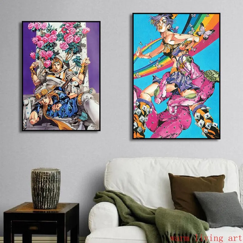 Classic Anime Poster JoJo's Bi - Jojo Anime Merchandise 评论和价格