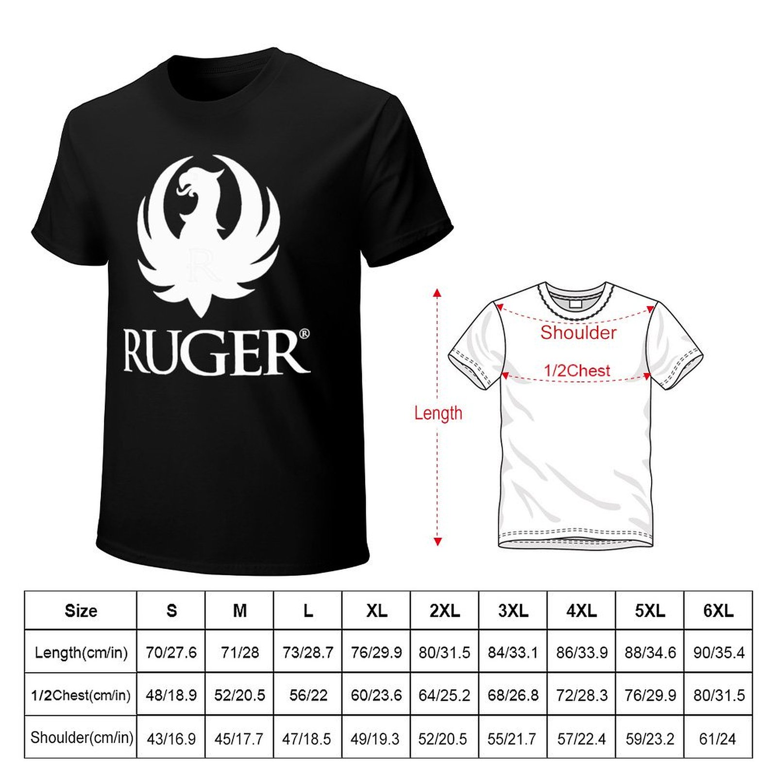 R.uger Logo Merchandise T-Shir - Anime Merchandise T-Shirts 评论和价格