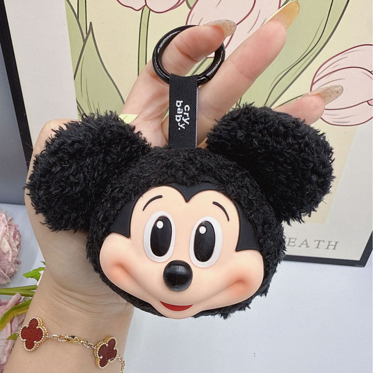 Mickey Minnie Plush Doll Keych - Anime Merchandise Figure 评论和价格