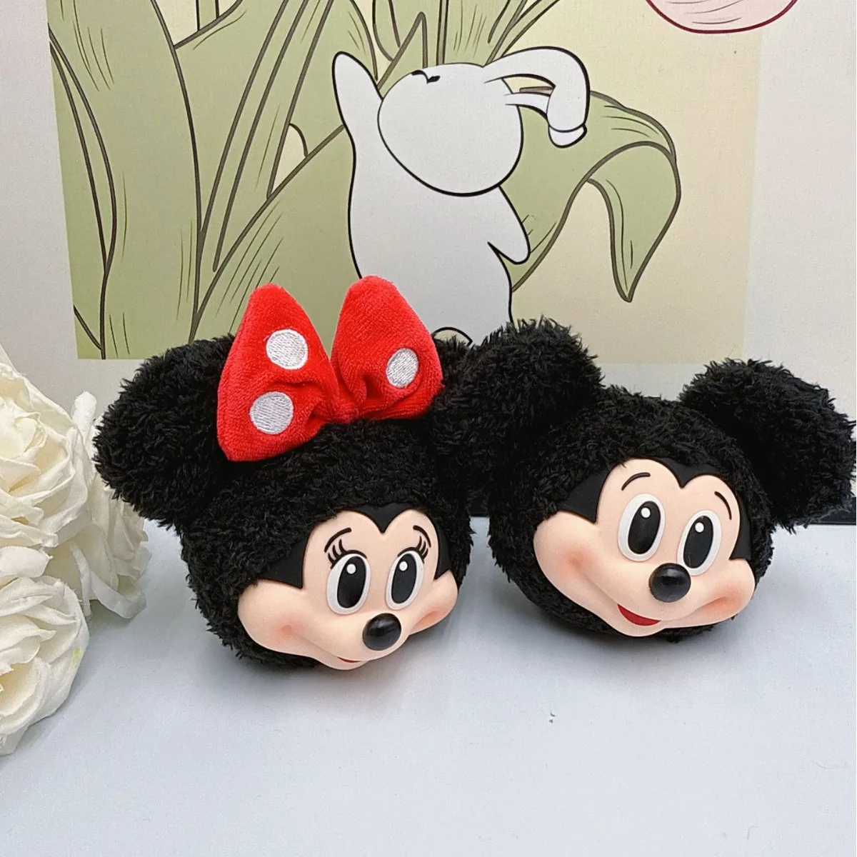 Mickey Minnie Plush Doll Keych - Anime Merchandise Figure 评论和价格