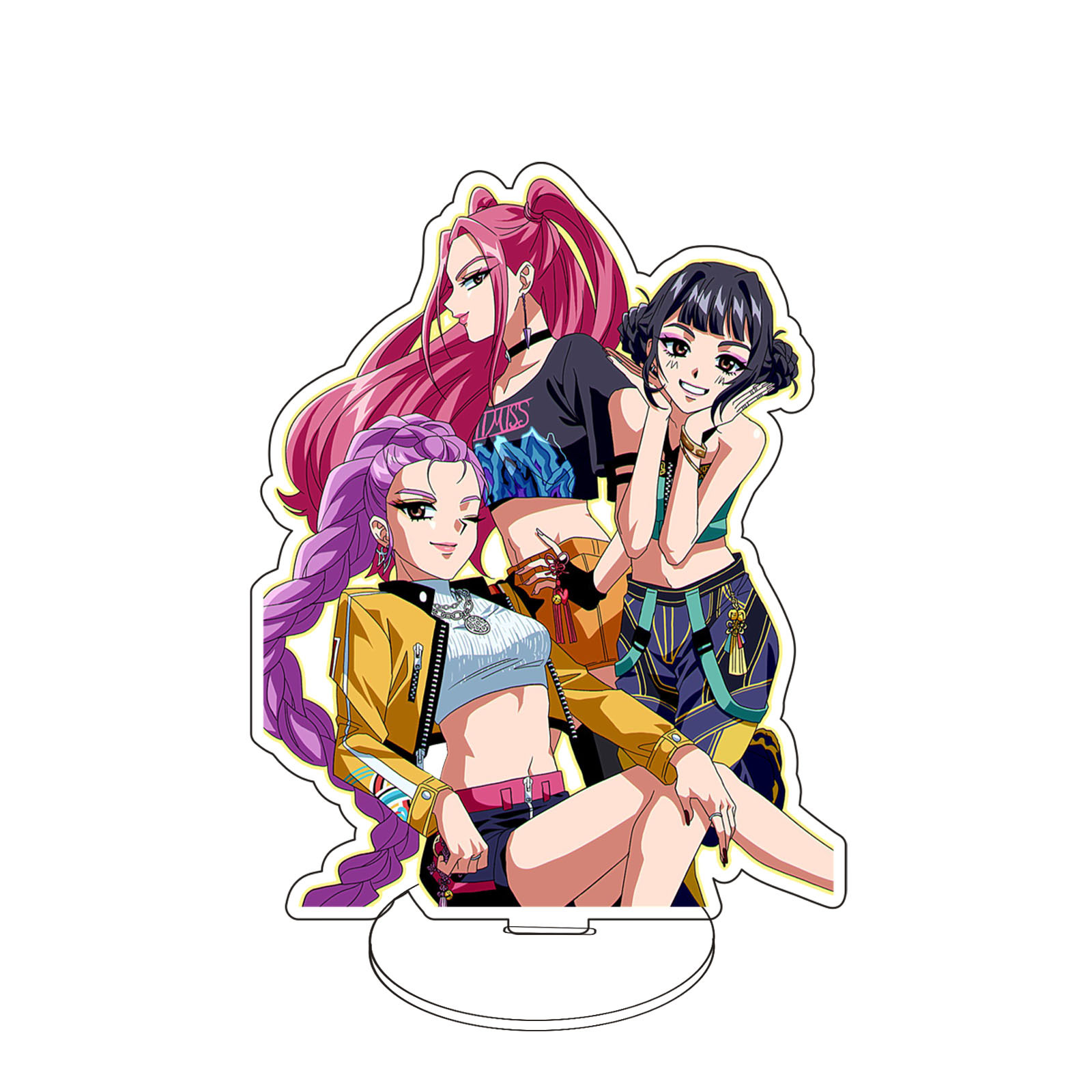 Music Girl Theme Acrylic Stand - Anime Merchandise In Chinese 评论和价格