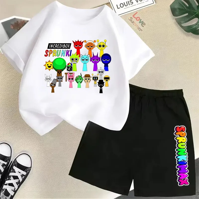 Set of 2 Pieces of T-Shirt and - Anime Girl Merchandise 评论和价格