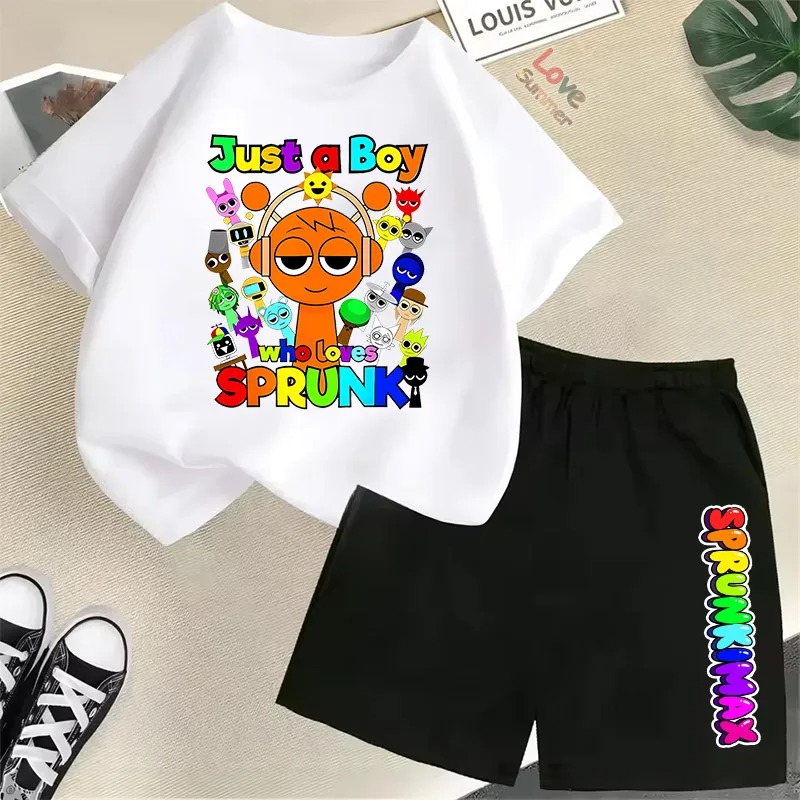 Set of 2 Pieces of T-Shirt and - Anime Girl Merchandise 评论和价格