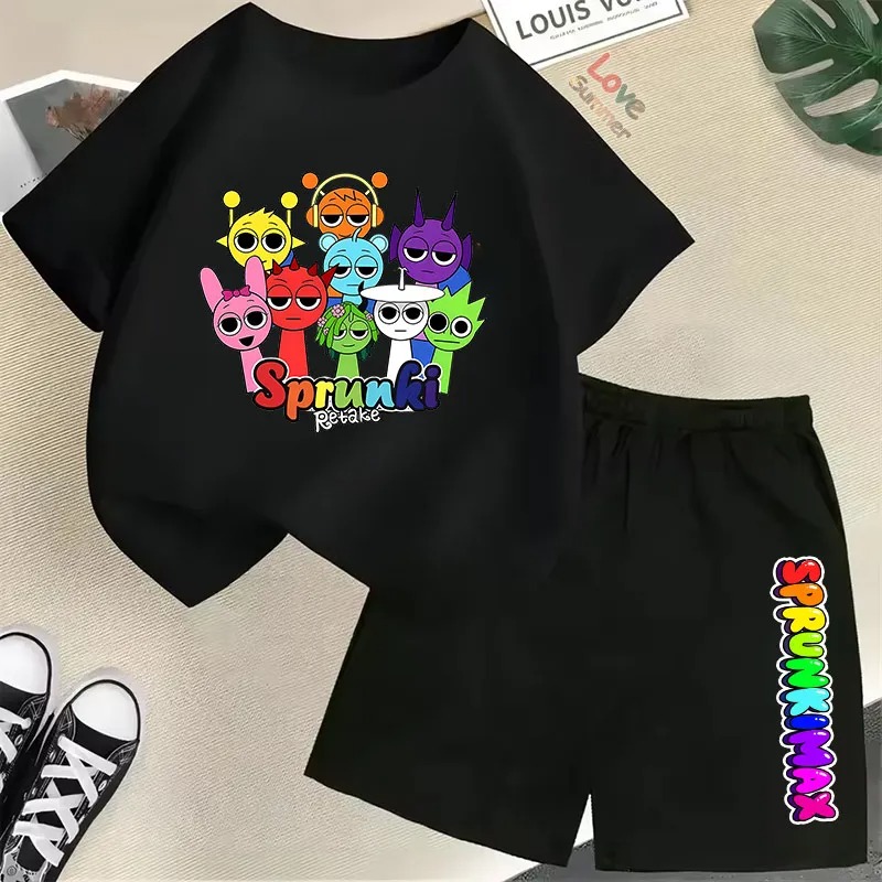 Set of 2 Pieces of T-Shirt and - Anime Girl Merchandise 评论和价格