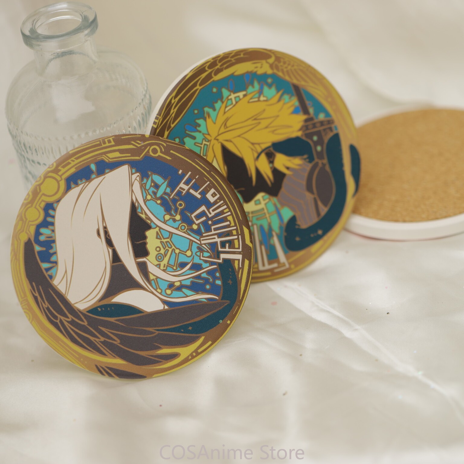Sephiroth Cloud Strife Ceramic - Pin Button Badge 评论和价格