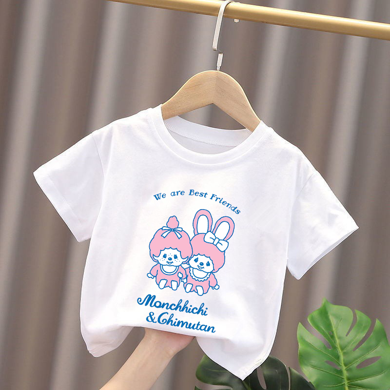 Monchhichi Kids T-shirts Anime - Anime Girl Merchandise 评论和价格