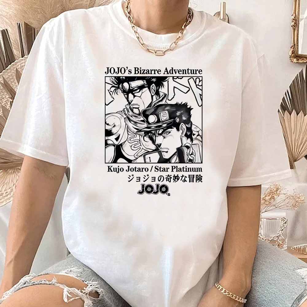 Jojo Bizarre Adventure shirt f - Jojo Anime Merchandise 评论和价格