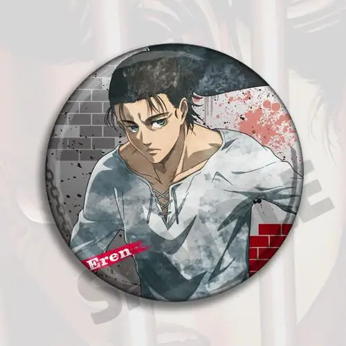 Attack on Titan Anime Merch Ba - Pin Button Badge 评论和价格