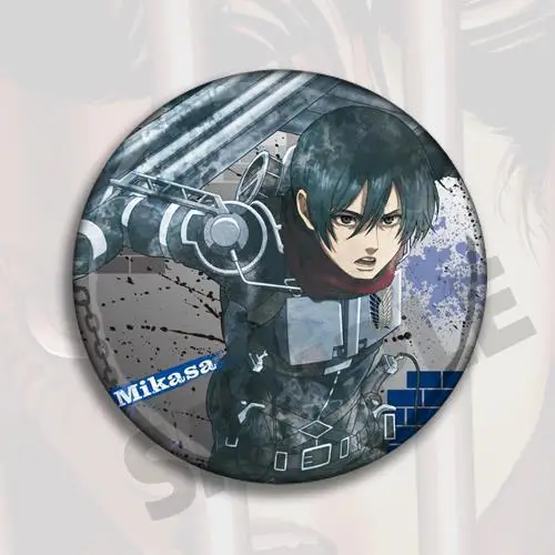 Attack on Titan Anime Merch Ba - Pin Button Badge 评论和价格