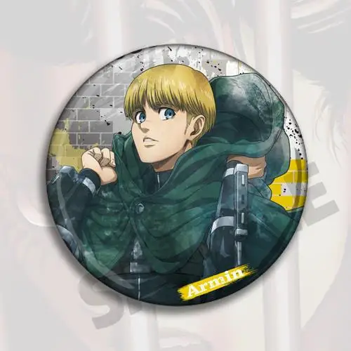 Attack on Titan Anime Merch Ba - Pin Button Badge 评论和价格