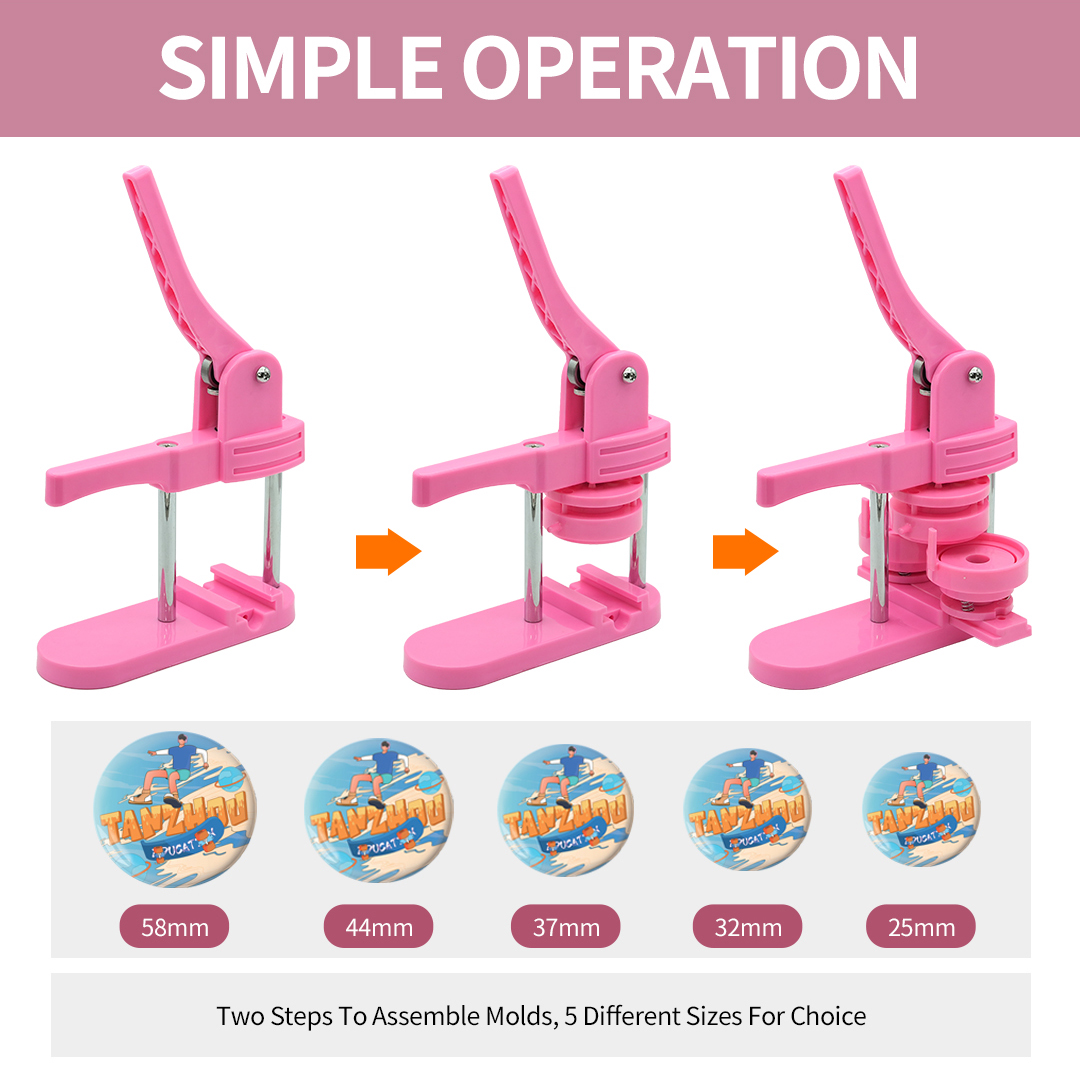 Metal Plastic Sublimation Pin  - Pin Button Badge 评论和价格
