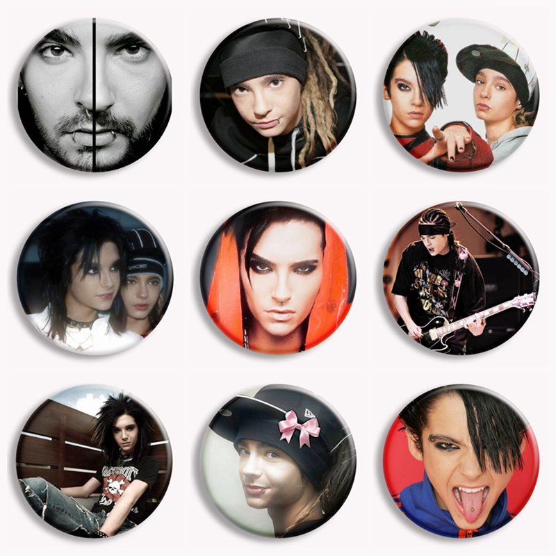 Rock Band Tokio Hotel Kaulitz  - Pin Button Badge 评论和价格