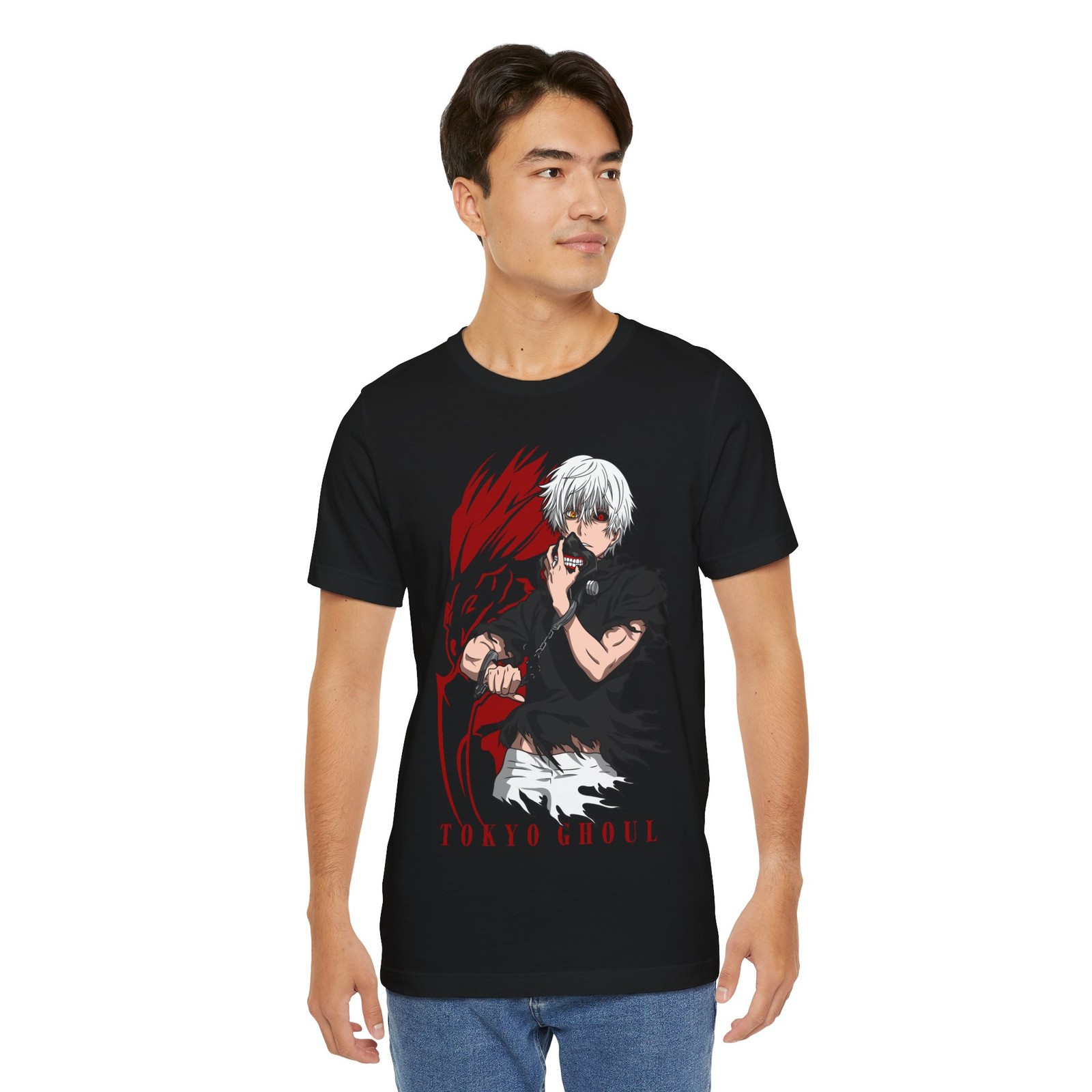 Tokyo Ghoul Anime Tee, Unisex  - Anime Merchandise T-Shirts 评论和价格