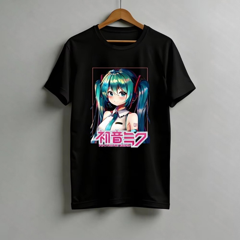 2026  Kawaii Miku T-Shirt Cute - Anime Girl Merchandise 评论和价格