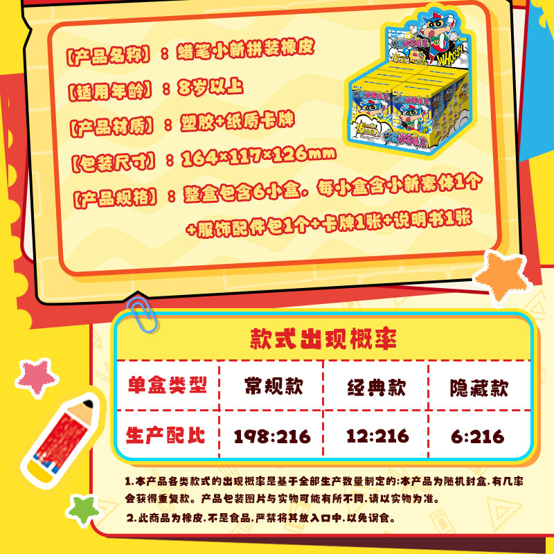 KAYOU Crayon Shin‑chan Assembl - Erased Anime Merchandise 评论和价格